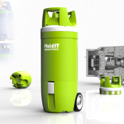 Linde's Gas Canister (Botija de Gás Linde) - Plastic Injection & Molds - MOLDIT Industries